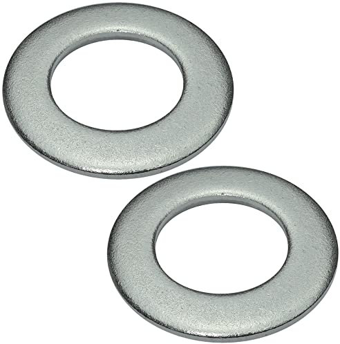 AERZETIX - C49216 - Juego de 2 Arandelas planas universales M27 acero inoxidable A2 - Ø exterior 50mm - espesor 3.8mm - DIN 125