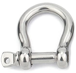 1 anneau de manille M16 304 en acier inoxydable