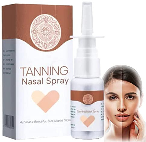 BronzeMist Bräunungs-Nasenspray, Selbstbräuner-Gesichtsnebel, Bräunungsspray Ohne Sonne, Tiefenbräunungs-Trockenspray, Bräunungsnebel Ohne Sonne, Natürlich Aussehende Bräune (1 Stk)