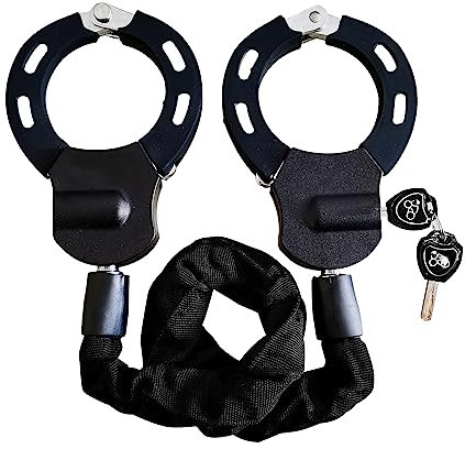 Maxant Electric Scooter Locks - Heavy Duty Bicycle Chain Lock with 3 Keys, Very High Security Level 5 for Cycle, Motorcycle, Scooter, Mountain Bike