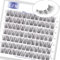 LZM Einzelne Wimpern Fake Lashes 14mm C Curl Falsche Wimpern Natürlicher Look Künstliche Wimpern Weich DIY Cluster Wimpern Einzeln Natürliche Wimpern (Moon-14mm)