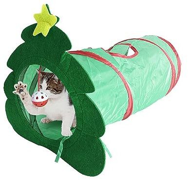 Túnel para Gatos Túnel for Gatos Túnel for Gatos Túnel for Gatitos con Forma de árbol de Navidad para Gatos