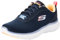 Skechers Flex Appeal 5.0, Zapatillas de Deporte Mujer, Malla Azul Marino Multi Trim, 41 EU