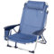 AKTIVE Silla de Playa Plegable y reclinable 5 Posiciones Azul Marino, Medidas 51 x 45 x 76 cm, Peso máx. 110 Kg, Material Aluminio, Antivuelco, sillas de Playa (62290)