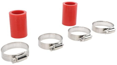 High Temperature Pipe Clamp Connector, 2 Pieces High Temperature Proof, 1 Inch, Heavy Duty, Durable, Easy to Install, Clamp Connector