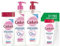 CADUM - Lot de 4 gel douche, 1 Hypoallergénique 400ml, 1 Hypoallergénique 750ml, 1 Hypoallergénique Camomille 750ml, 1 Hypoallergénique sans sulfate 500ml