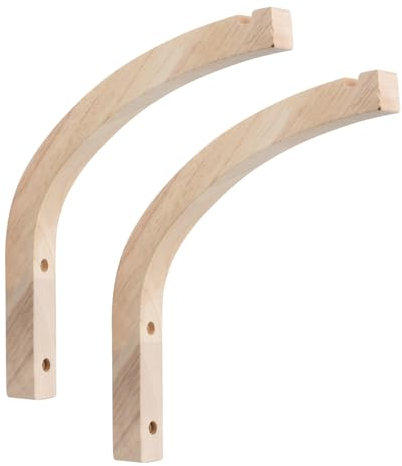 Support Mural Plantes Interieur, 2 Pièce Crochet de Suspension pour Plantes en Bois, Crochets pour Plantes Muraux, Supports de Panier Suspendus pour Lanternes, Supports de Fleurs, Carillons à Vent