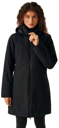 Regatta Yewbank IV Veste imperméable isolée pour femme - Noir/Noir - 42