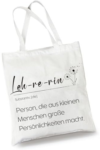 BOYATONG Lehrer Geschenk, Baumwollbeutel Geschenk Lehrer Geschenk, Stofftasch Geschenke für Lehrer Geschenk Erzieherin