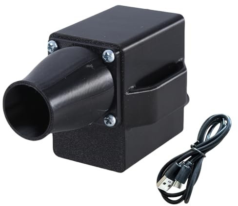 Soffietto elettrico per barbecue portatile soffiatore a carbonella, 16000 giri/min, camini soffiatore