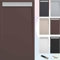 SoulBath Plato de Ducha - Resina - Textura Liso/Piedra - Antideslizante - Color Chocolate - 140x90- Extraplano 3cm - Resistente Gel Coat - Incluye Válvula desagüe y Rejilla Diseño inox.