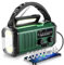 Winnes Notfall Radio, 20000 MAH Portable Emergency Radio, SOS Alert, FM/AM Radio, mit Leselicht, Kompass, Unterstützung für Handauto- und Solarenergie, für Camping im Freie, Häusliche Stromausfälle