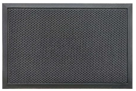 Nicoman 3D Mesh Door Mat, Heavy-Duty Dirt Trapper Floor Matt for Indoor/Outdoor, Entrance Patios Garden Garages, Low-Profile, Non-Slip, Machine Washable, Charcoal 60x40cm (24x16inches)