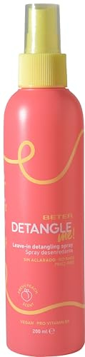 Beter - Spray districante senza risciacquo 200ml, con Pro vitamina B5, olio di cocco, burro di karité e aloe vera, idrata, nutre e controlla il crespo, balsamo vegano per tutti i tipi di capelli.