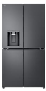 LG GMF961EV6C Multi-Door Kühlschrank (EEK C, 645L, 179.2 cm hoch) mit Wasserspender & Wassertank Essence Black Steel