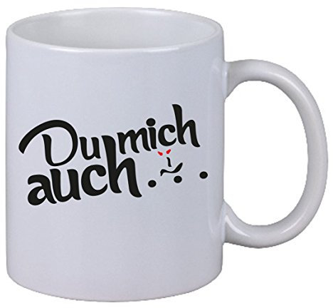 Kaffee Tasse Du Mich Auch Smiley Angry Böse Geschenk Arbeit Büro Weihnachten