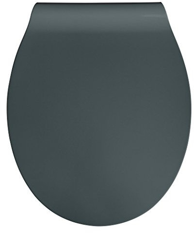 Eisl WC Sitz Slim BLACK Duroplast, Absenkautomatik und Schnellverschluss, ED62BLACK