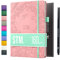 Notizbuch A5 Dotted Bullet Journal Buch und Stift - Gepunktet - Scribbles That Matter Notebook A5 - Auslaufsicheres 160g dickes papier, 150 Seiten, Hardcover Bujo, Hardcover Dot Grid note book