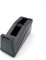 Dispenser per Nastro Adesivo, Professionale da Banco con Fondo Antiscivolo e Portapenna, Doppio Supporto per Rotoli da 33/66 m, Colore Nero