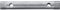 WGB Motorradwerkzeug, Motorradtool Rohrsteckschlüssel doppelseitig SW14/SW15 142 mm, Unisex, Multipurpose, Ganzjährig, Stahl, silber
