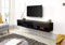 Home Source GAL150GBG Wall Mounted TV Storage Unit with LED Lighting and High Gloss Finish, Black, 150cm