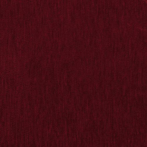 HEKO PANELS Teker Rose Land Polsterstoff Möbelstoff Meterware - z.B. Stoff für Stühle oder Eckbank Bezug - Bordeaux