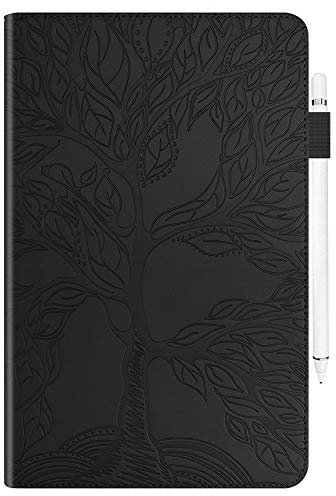 JZ [Tree of Life Funda Compatible with Huawei MediaPad M5 10 (10.8 Inch) Tablet PC Flip Cover - Black