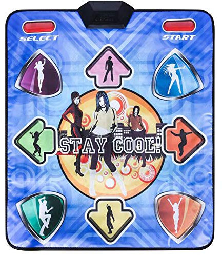 Tanzmatte Rutschfeste Tänzer Matte Single Englische Version des neutralen Musters USB Wird Tanzpad Decke Yoga Yoga Decke für Kinder, Erwachsene Täglicher Gebrauch