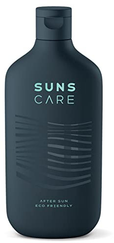 After Sun Lotion mit Aloe Vera Gel von SUNS CARE® · Pflegende Gesichtscreme mit kühlender & erfrischender Wirkung · Mit Vitamin E, Panthenol, Squalan, Allantoin, Mandel- & Jojobaöl · 180 ml