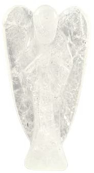 VIE Naturals - Angelo al quarzo trasparente, 7,5 cm, multicolore, taglia unica