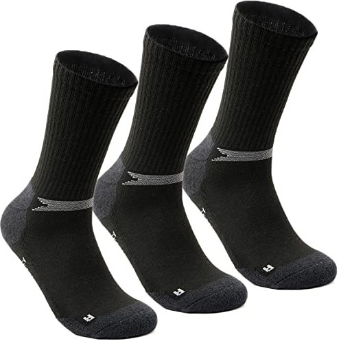 Tricetops Wandersocken für Herren, Damen, 3 Paar, Trekking-Socken, Atmungsaktiv, Funktionssocken, Arbeitssocken, Coolmax Laufsocken, Sportsocken (43-46)