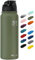 Fanhaw 600 ml Insulated Stainless Steel Water Bottle with 1 Lid (Chug Lid) - For Kids, Women, Men | Leak & Sweat Proof with Anti-Dust Lid (Olive Green)
