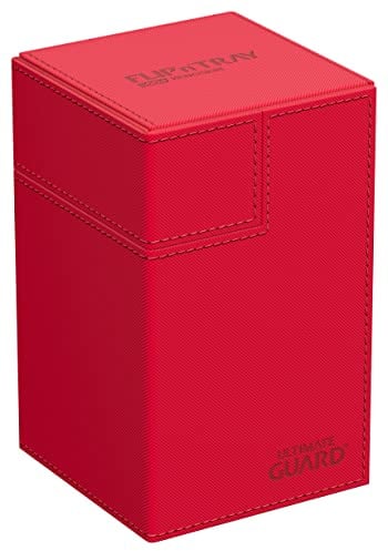 Ultimate Guard Flip`n`Tray 100+ XenoSkin Monocolor Red
