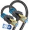 SWECENT Cable Ethernet Cat 8 1Metros, Cable tejido-Círculo Cable LAN 40Gbps 2000MHz con Conector RJ45, Compatible con Steam Deck PS5 PS4 Xbox X/S PC TV Box Router Servidor NAS Cat 7 Cat 6a