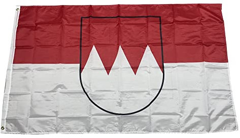 Stormflag Franken Flagges 90cmx150cm Fahne & Flagge Franken 3x5ft Polyester 90g/m2 mit Ösen mit Doppelnadel genäht.