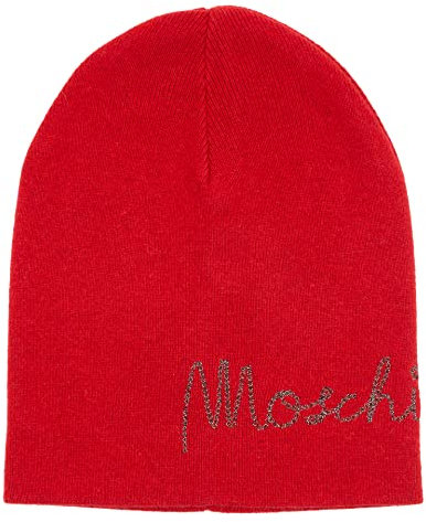 Moschino Damen Mütze red