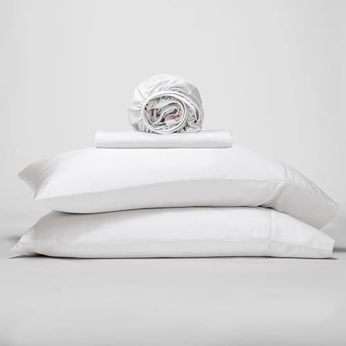 GOKOTTA California King Bettlaken-Sets, 100% Viskose, gewonnen aus Bambus-Bettlaken, California-King-Size-Bett, weiche und atmungsaktive Bettlaken, 40,6 cm Tiefe Bettlaken mit elastischen