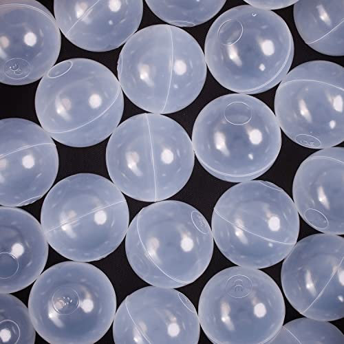 H&F Heimtextilien 300 Bälle für Bällebad Ø 7 cm – Transparent Plastikbälle für Kinder & Babys – Weiche & langlebige Spielbälle – BPA-frei & schadstofffrei – Perfekt für Spielzelt, Hüpfburg & Garten