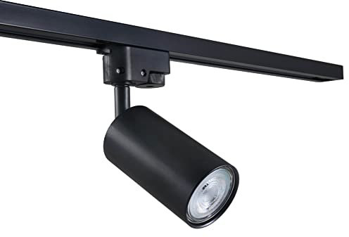 KOLORENO Steka 4x Drehbarer Strahler – LED Deckenlampe Schienensystem – Lichtschienensystem Decke – Lampe LED Seilsystem – Schienensystem Lampen 35W GU10