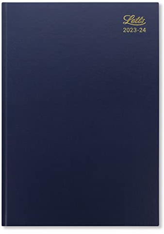 Letts Standard A5 Akademischer Kalender 2023/2024 Wochenansicht, Blau