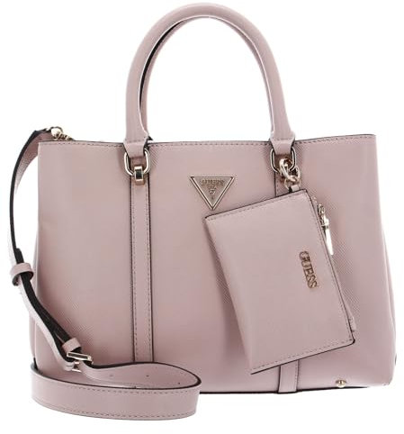 GUESS Eco Craig Girlfriend Satchel Hobo Bag Ash Rose