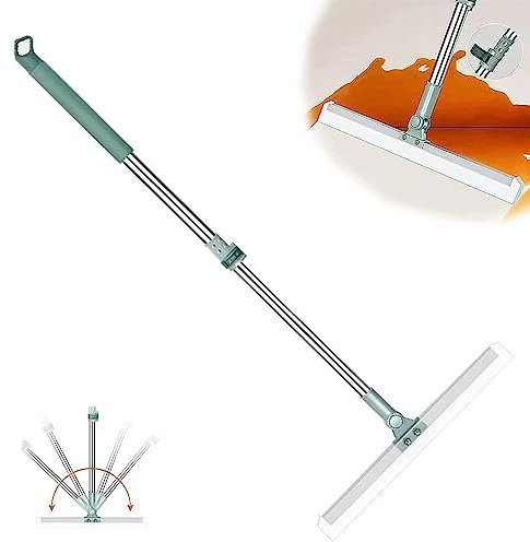 heofonm Cozium Multifunctional Magic Broom,Cozium Magic Broom,Cozium Broom,Adjustable Magic Broom,Retractable Silicone Scraping Broom,3-in-1 Sweeper 180 Degree Rotatable Floor Wiper (52cm)