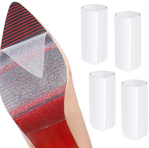 LEEQ Autocollants de Protection de Semelle de Chaussure - Rouleau de Protection Autocollant, Autocollants de Semelle Transparents, Antidérapants Protège-Semelle Antidérapant, 25 * 10cm(4 pcs)