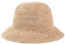 Sombrero de pescador de paja de rafia natural hecho a mano para mujer, para primavera, verano, playa, gorras de pescador, 1 color, Talla única