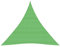 Homgoday Toldo parasol de 160 g/m², color verde claro, 4 x 4 x 4 m, HDPE, para exteriores, para exteriores, para jardín, balcón, toldo lateral para terraza exterior