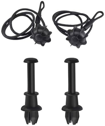 AORHOFJ 4 Stück Kofferraum-Montageband Wrap Rack Schwarz mit Halterung für Kofferraum Auto Universal Montageband Kofferraumdeckel für die meisten Modelle auf dem Markt