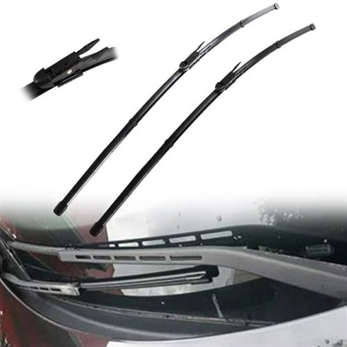 WOHOOD Escobillas Limpiaparabrisas Delanteras para P&eugeot 307 Hatchback 2004 2005 2006 2007, Limpiaparabrisas, Cepillo para Lluvia para Coche De 28+26 Accesorios
