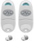 2PCS Telecommande portail, 433,92 MHz Telecommande Porte de Garage,Télécommande C@me Compatible Avec 433,92 MHz Telecommande EV, NA, EE, 2 Canaux