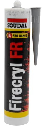 Soudal Firecryl FR Fire-Rated Sealant & Filler - Grey