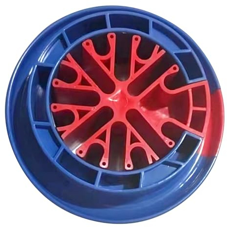 Zernavith Cable Management Tool,Wire Bundler,Durable Wire Organizing Tool,Cable Organiser Tool,Cable Comb,Category 5/6 Universal Cabling Cable Dresser,Keep Cables Organized,Easy to Use (Blue+Red)